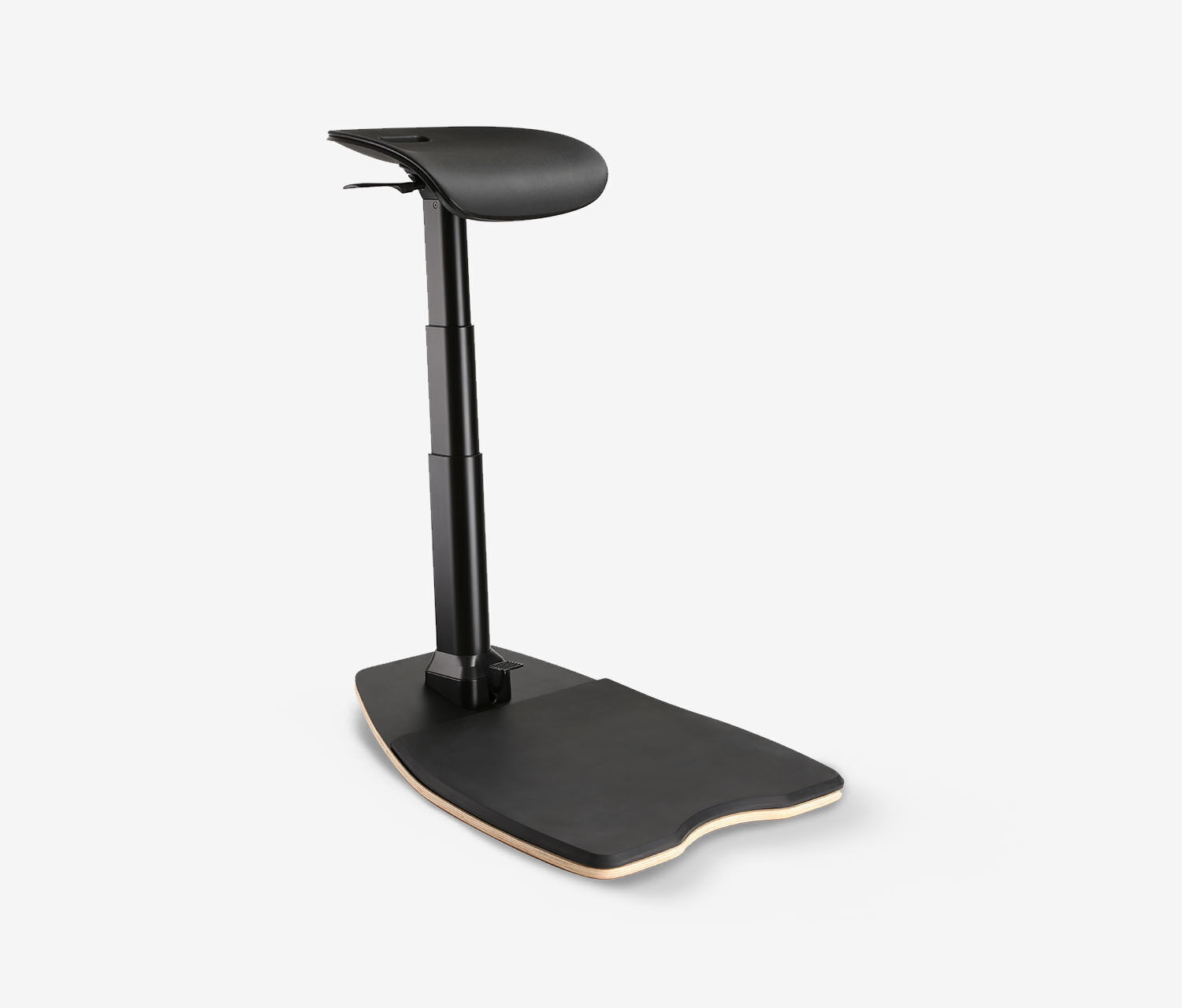 Sgabello ergonomico per lavorare seduti e in piedi