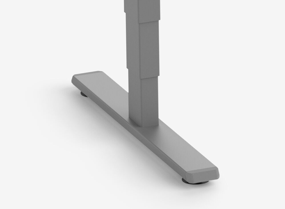 Telaio FOKUS Grigio, Piano 1400 x 800 x 19 mm Noce