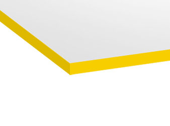 Scrivania da gaming FOKUS Bianco 140x80 Rettangolare Yellow Cab