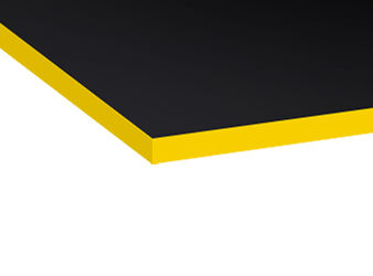 Scrivania da gaming FOKUS Nero 180x80 Cockpit Yellow Cab