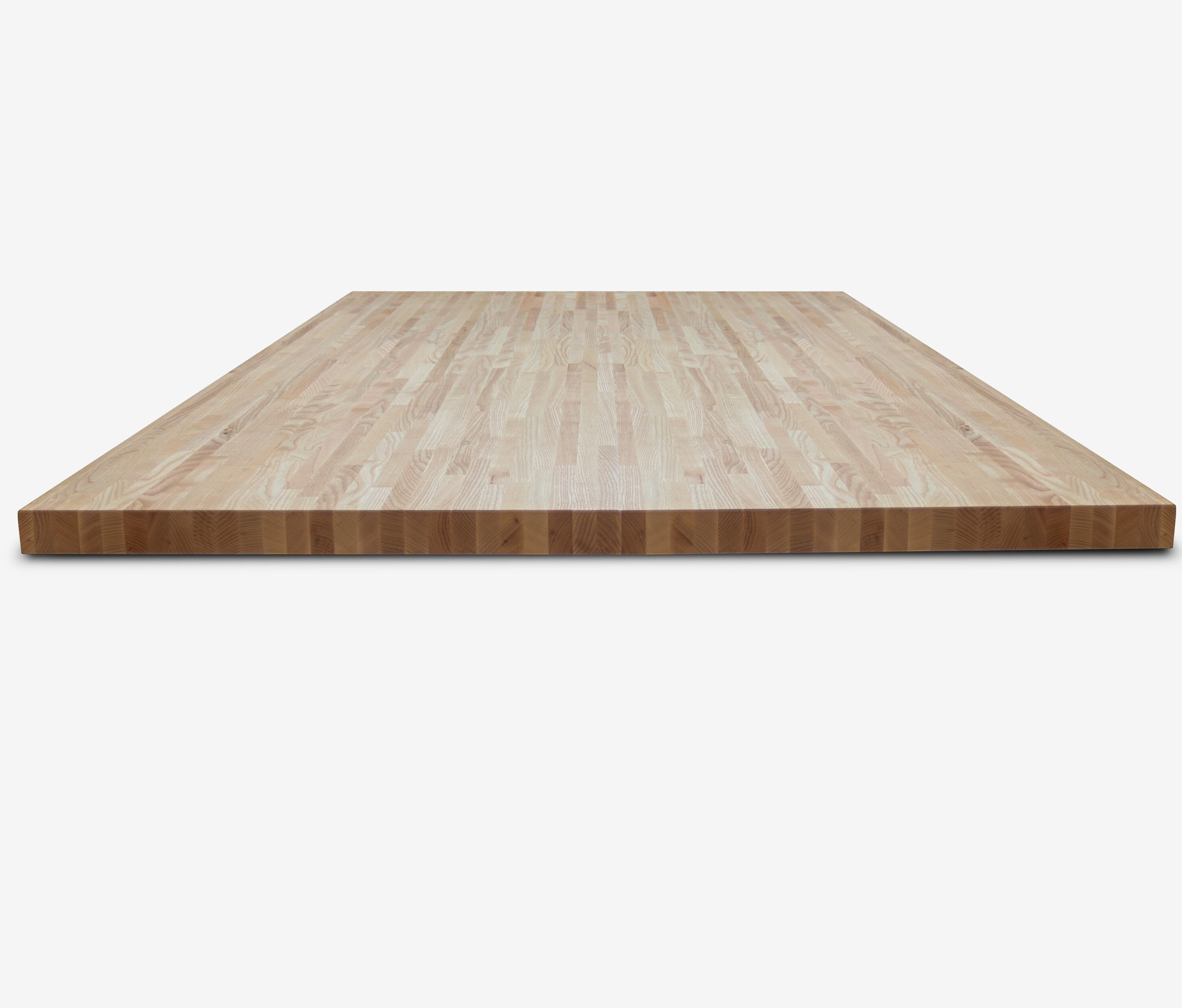 Piano in frassino massello a lamelle corte, 1400 x 800 x 40 mm