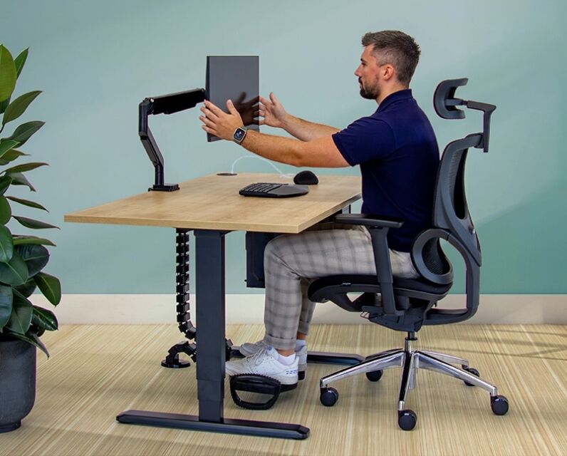 Postazione di lavoro ergonomica