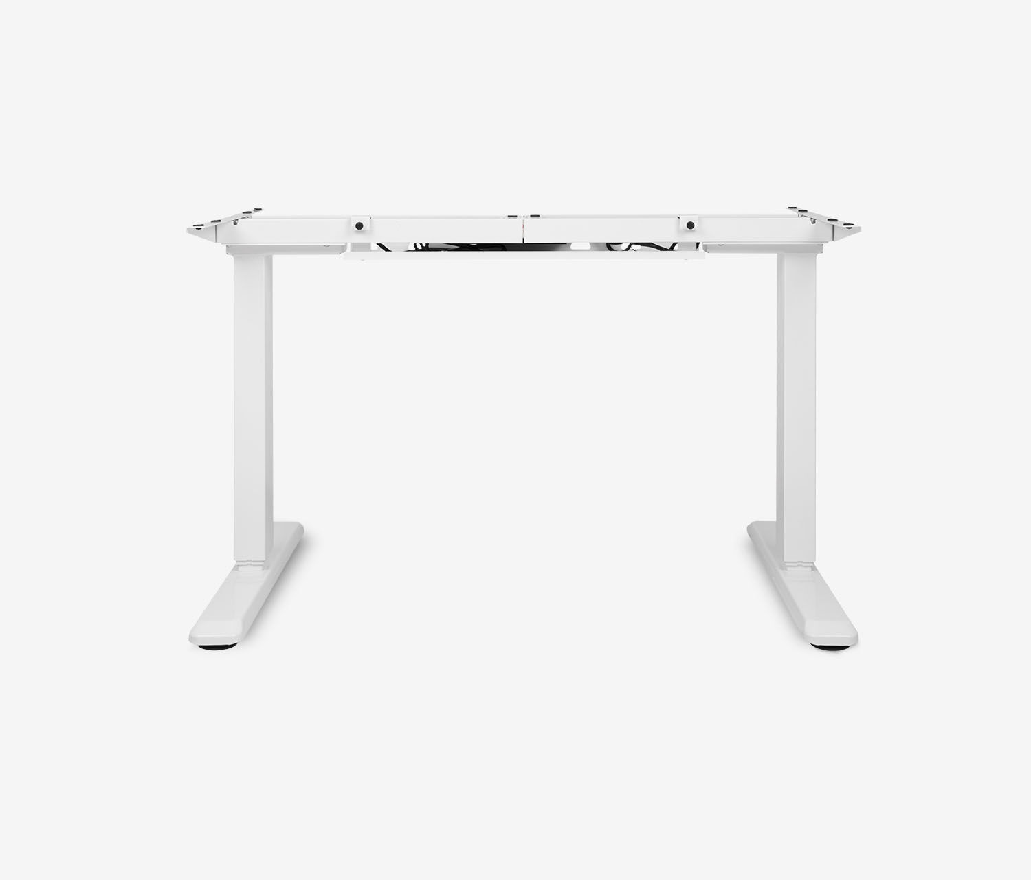 Scrivania PRIMUS con piano sagomato, Telaio Bianco 1600 x 800/1000 x 25 mm Faggio, Versione Destra