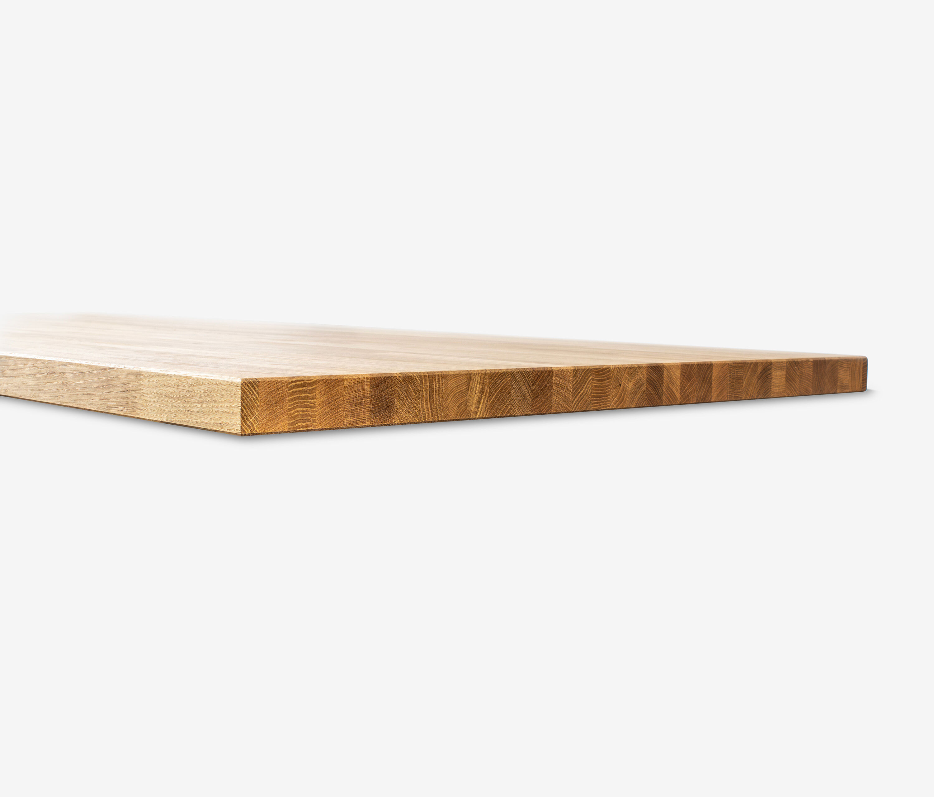 Piano in rovere massello a lamelle corte, 1400 x 800 x 40 mm