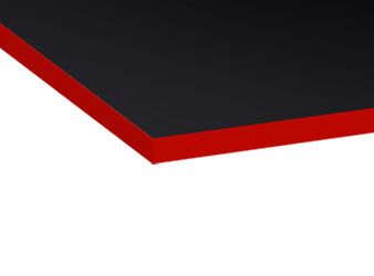 Scrivania da gaming PRIMUS Cockpit, Nero Classic Fire Red 180x80