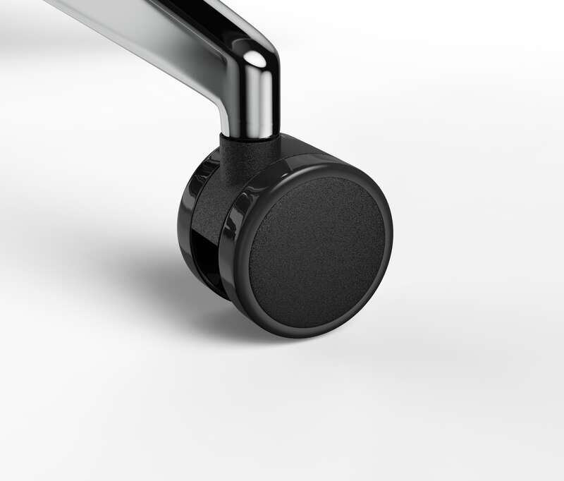 Sedia da ufficio girevole SENTA FX Bassa Nero Argento