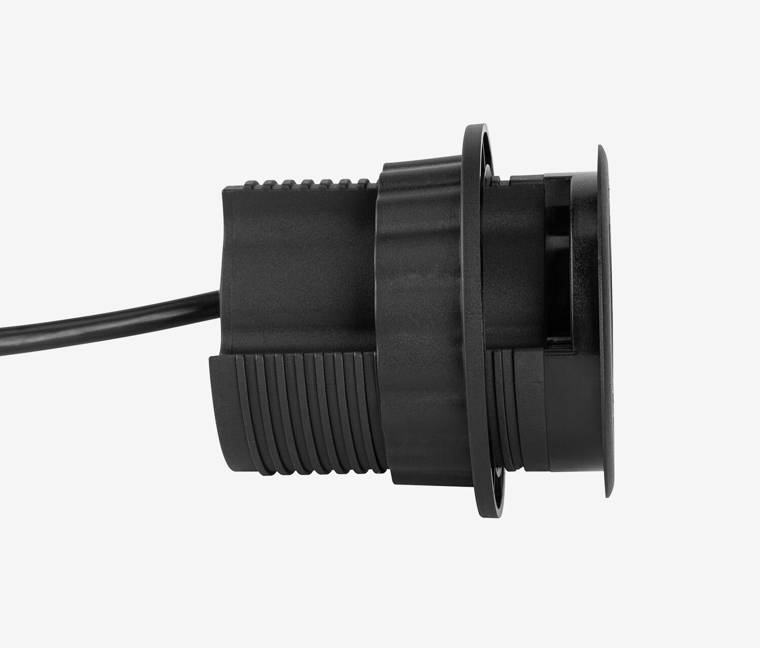 Presa da incasso con doppio caricatore USB Nero