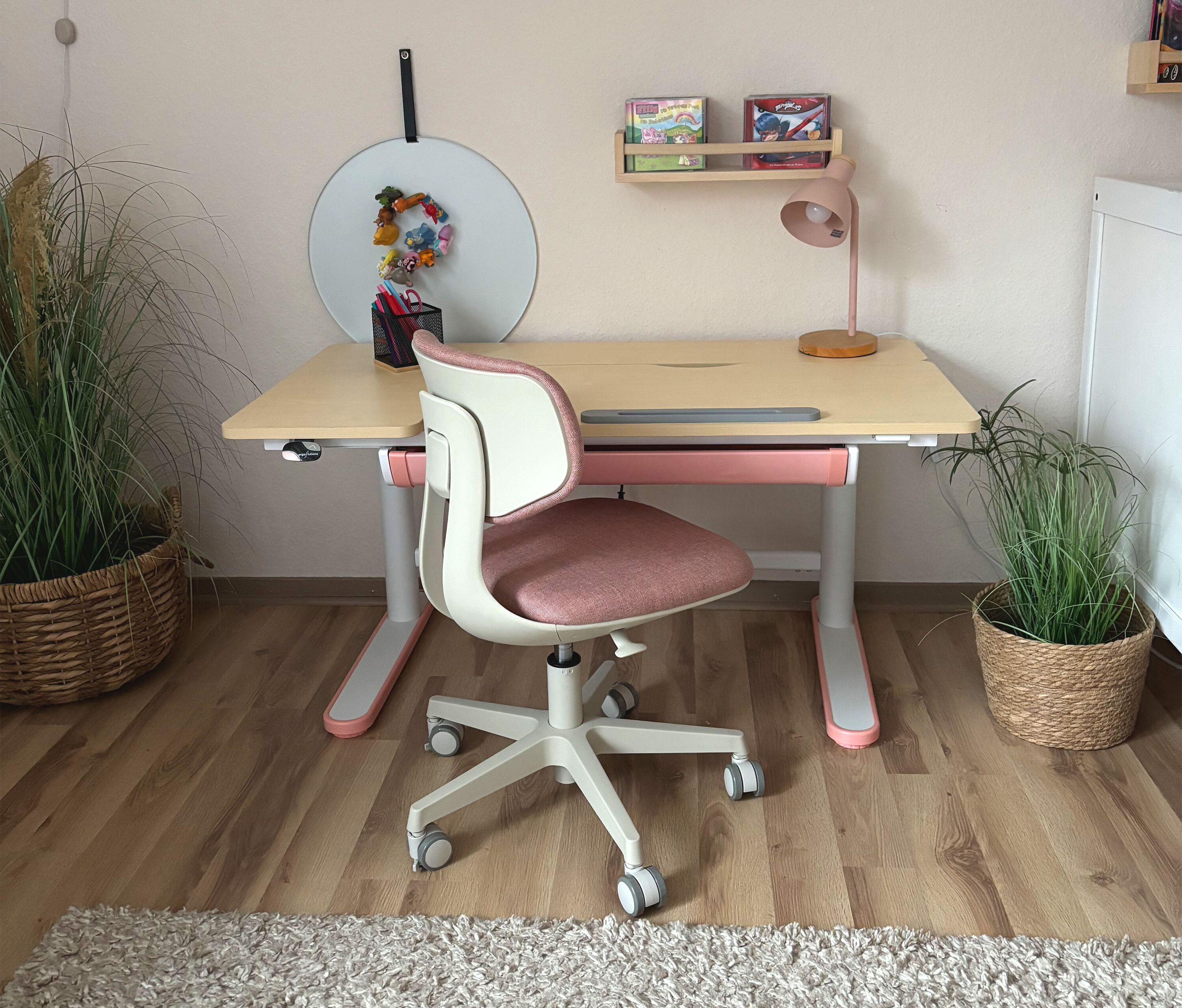 Sedia ergonomica da scrivania per bambini Blu