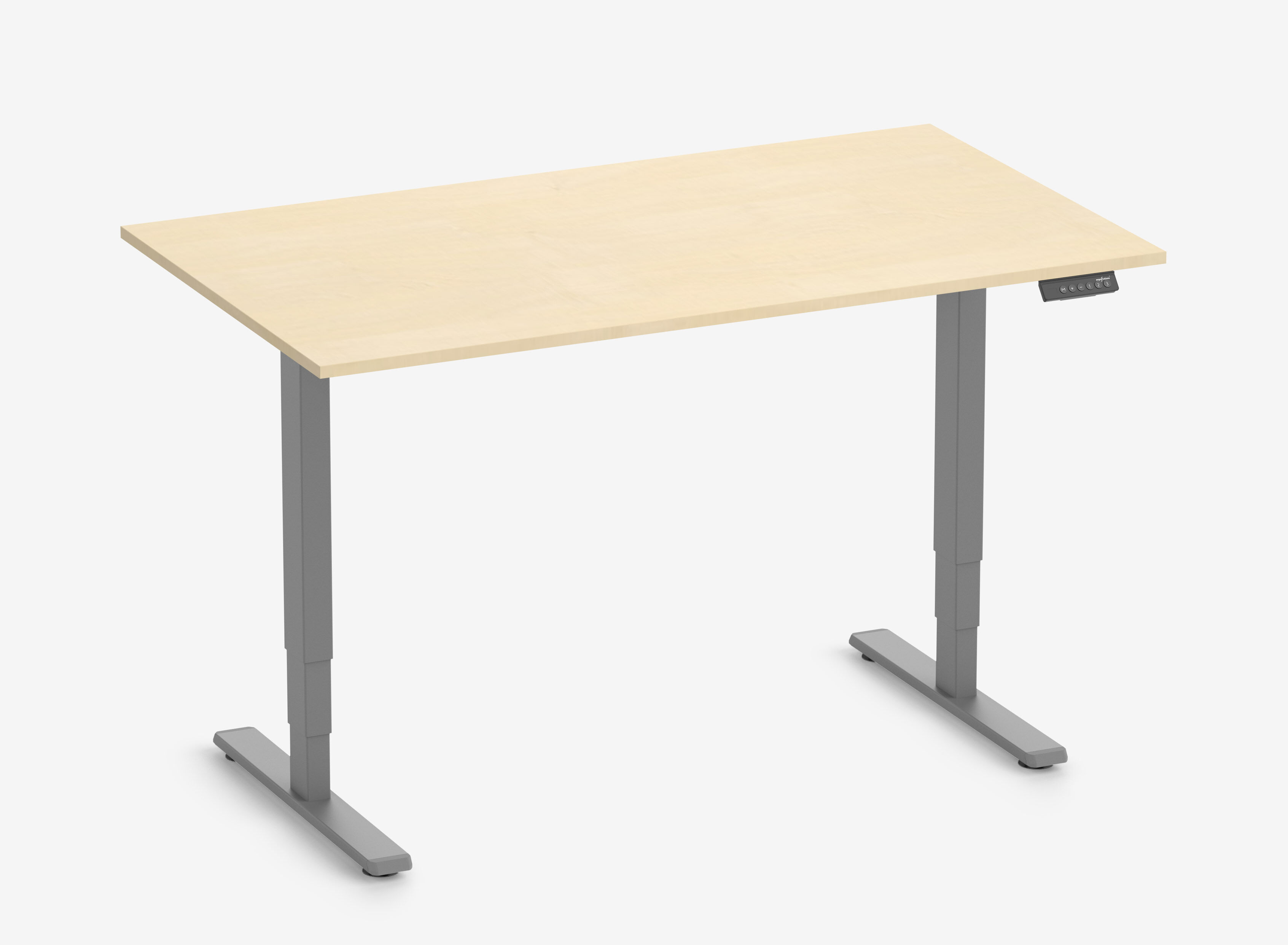 Telaio FOKUS Grigio, Piano 1400 x 800 x 19 mm Betulla