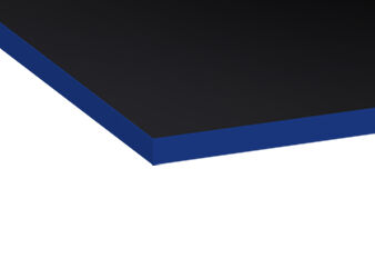 Scrivania da gaming PRIMUS Cockpit, Nero Silk-Touch Royal Blue 140x80