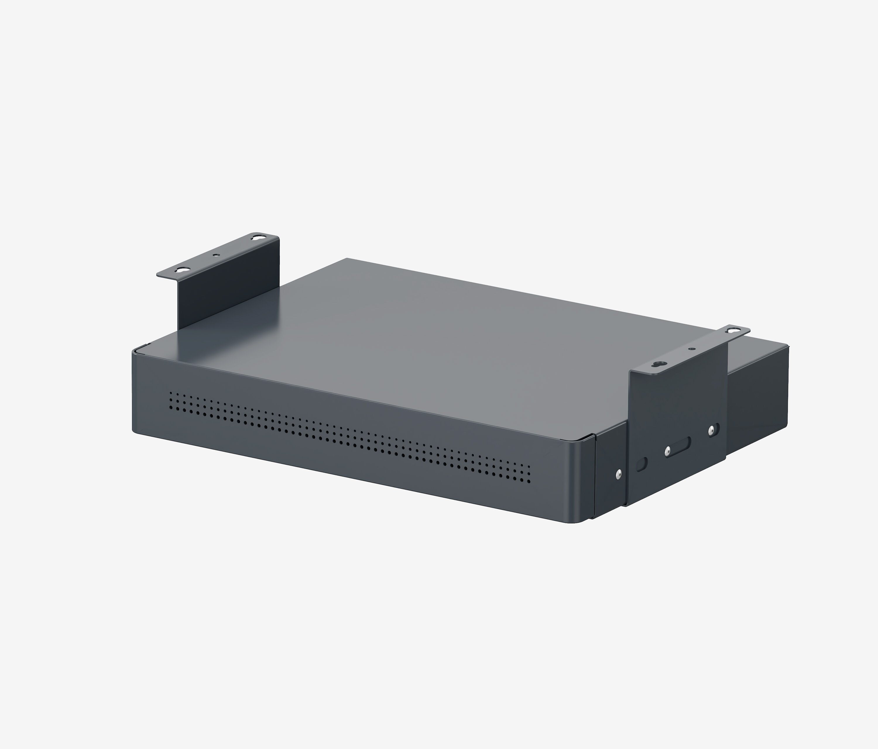 Cassetto sottopiano con caricatore USB Nero
