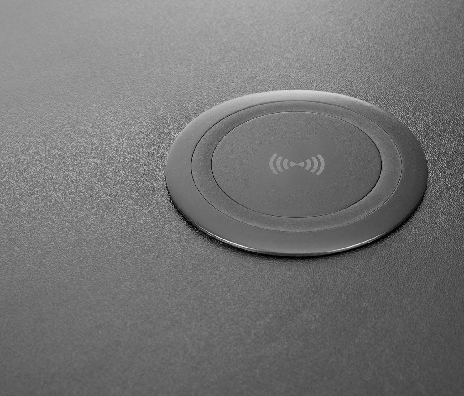 Rialzo per monitor con integrato caricatore Qi