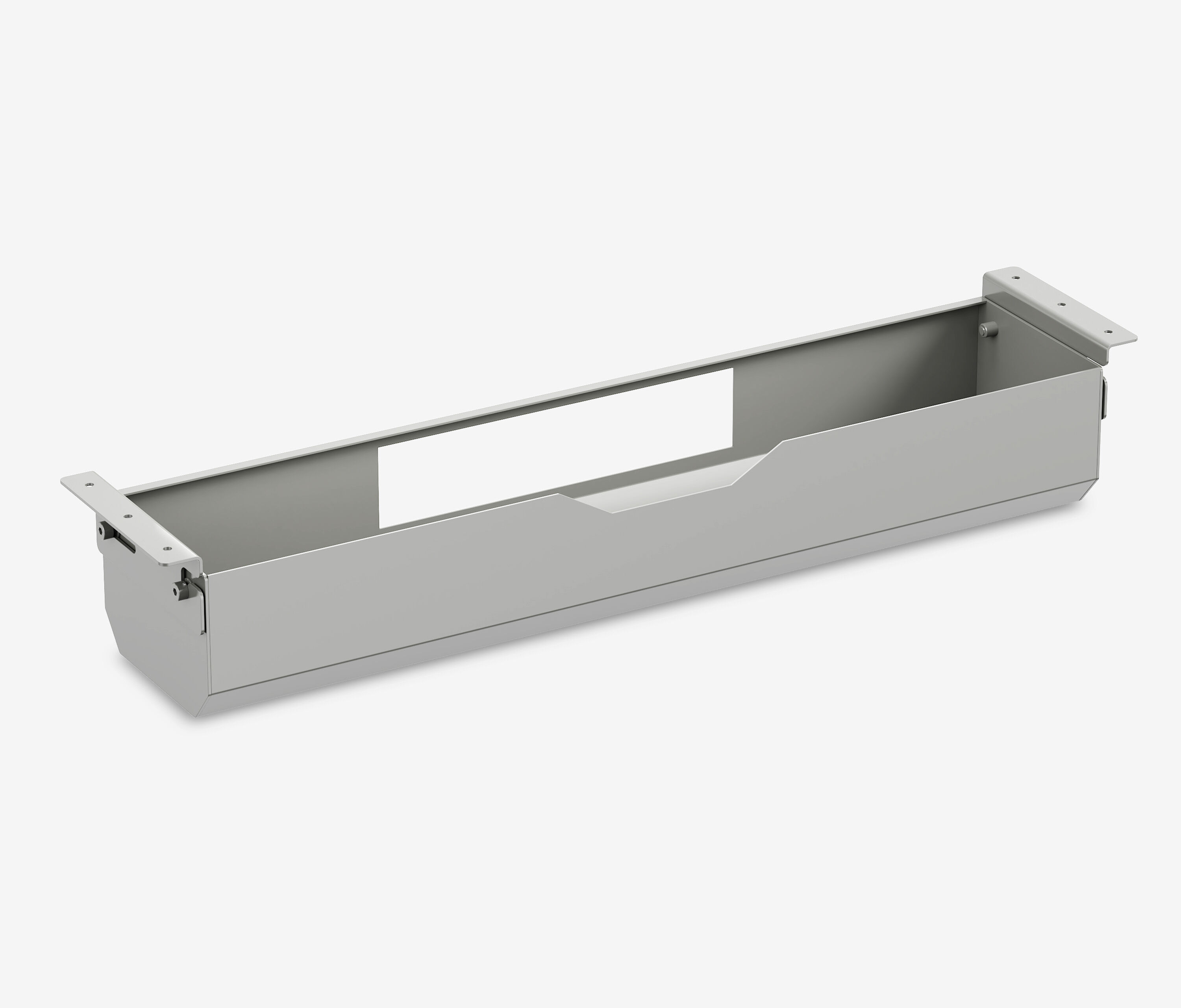 Canalina portacavi Grigio senza integrata Presa