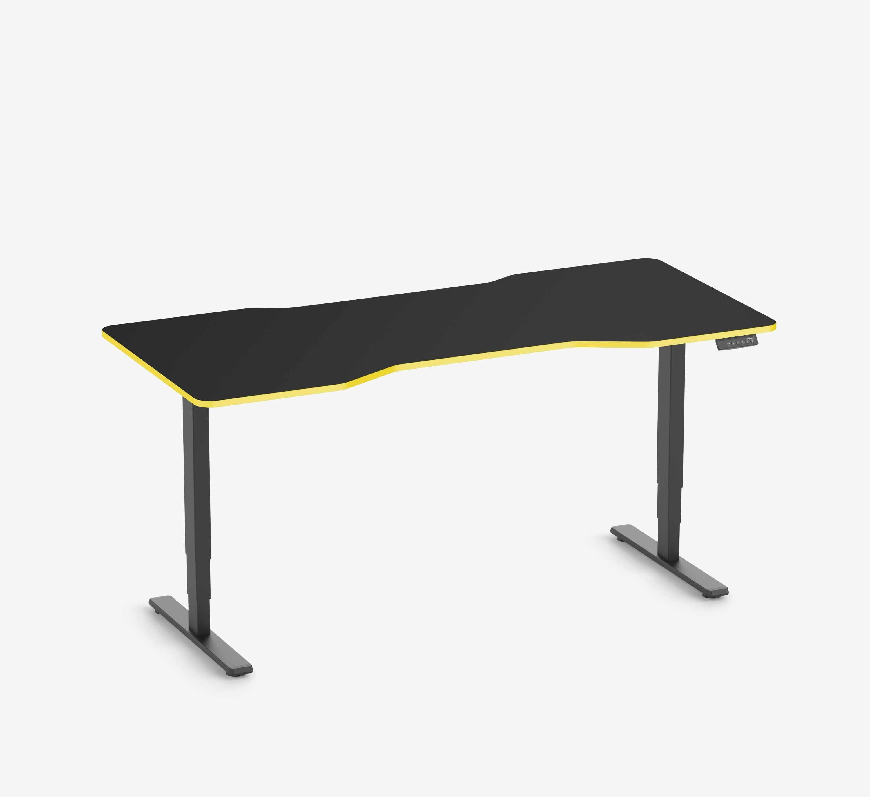 Scrivania da gaming FOKUS Nero 180x80 Cockpit Yellow Cab