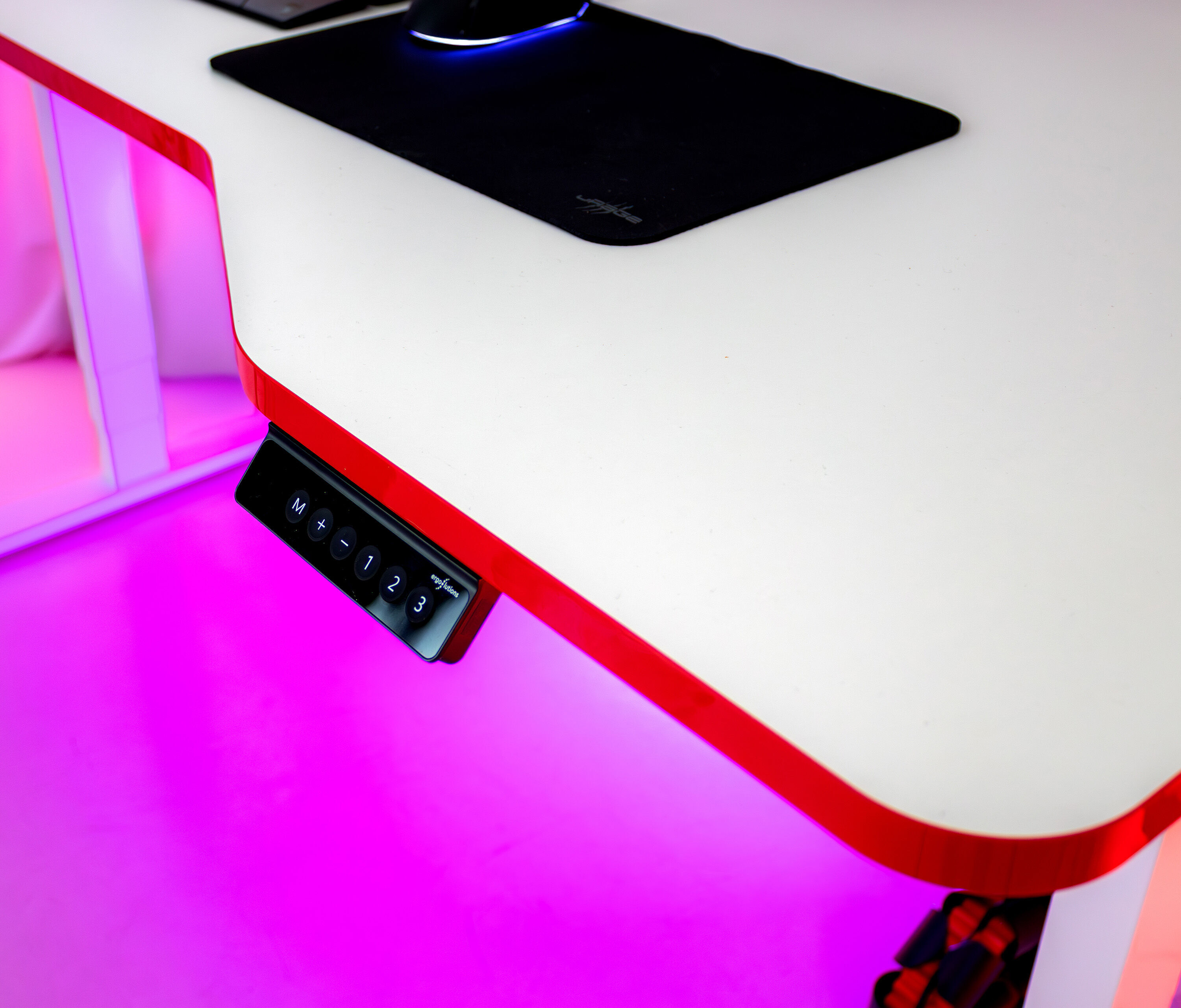 Scrivania da gaming FOKUS Nero 180x80 Rettangolare Ocean