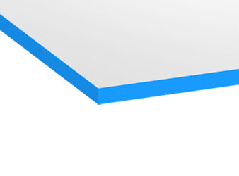 Scrivania da gaming PRIMUS Rettangolare, Bianco Classic Ocean 140x80