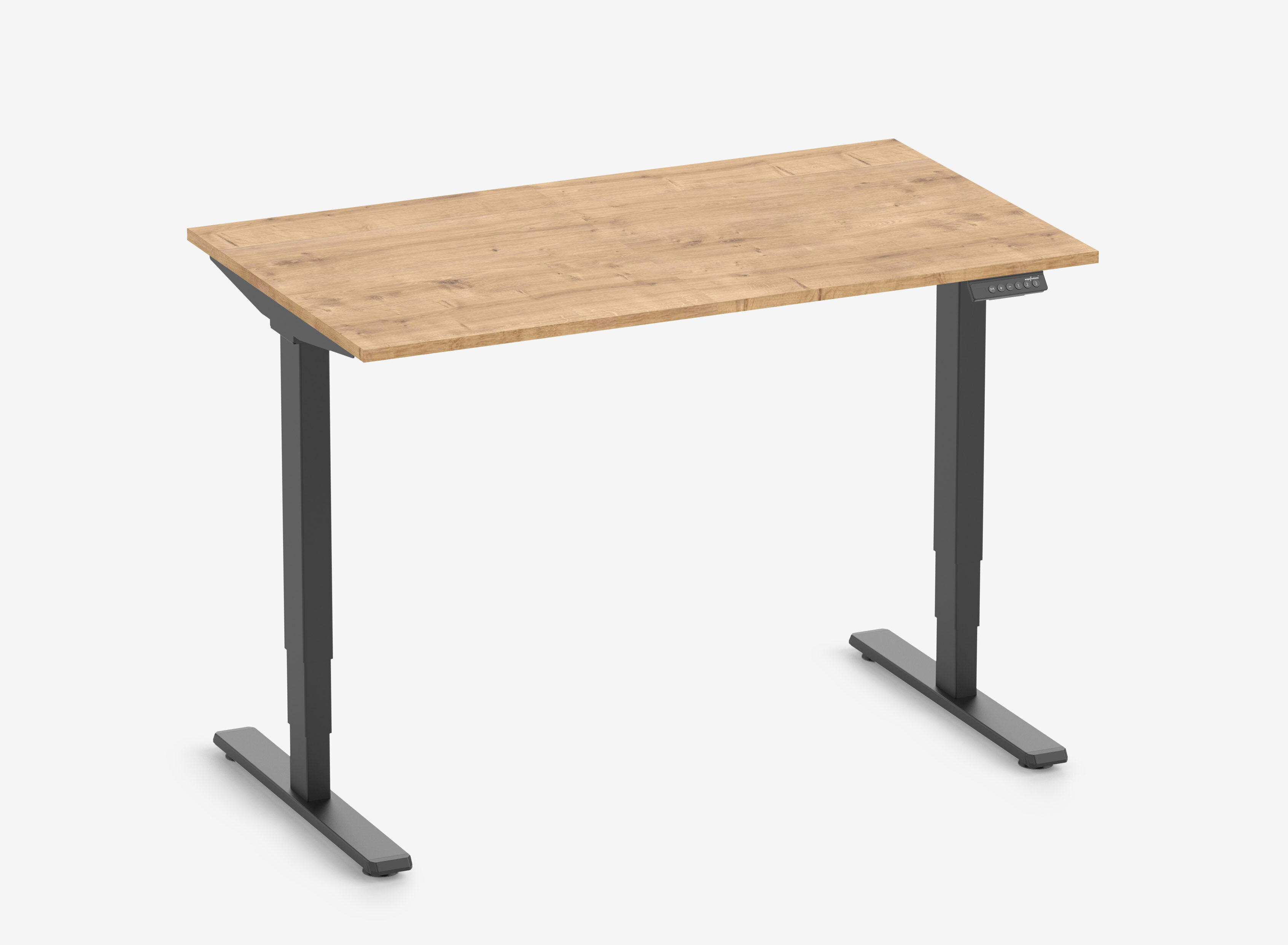 Telaio FOKUS Nero, Piano 1200 x 700 x 19 mm Rovere