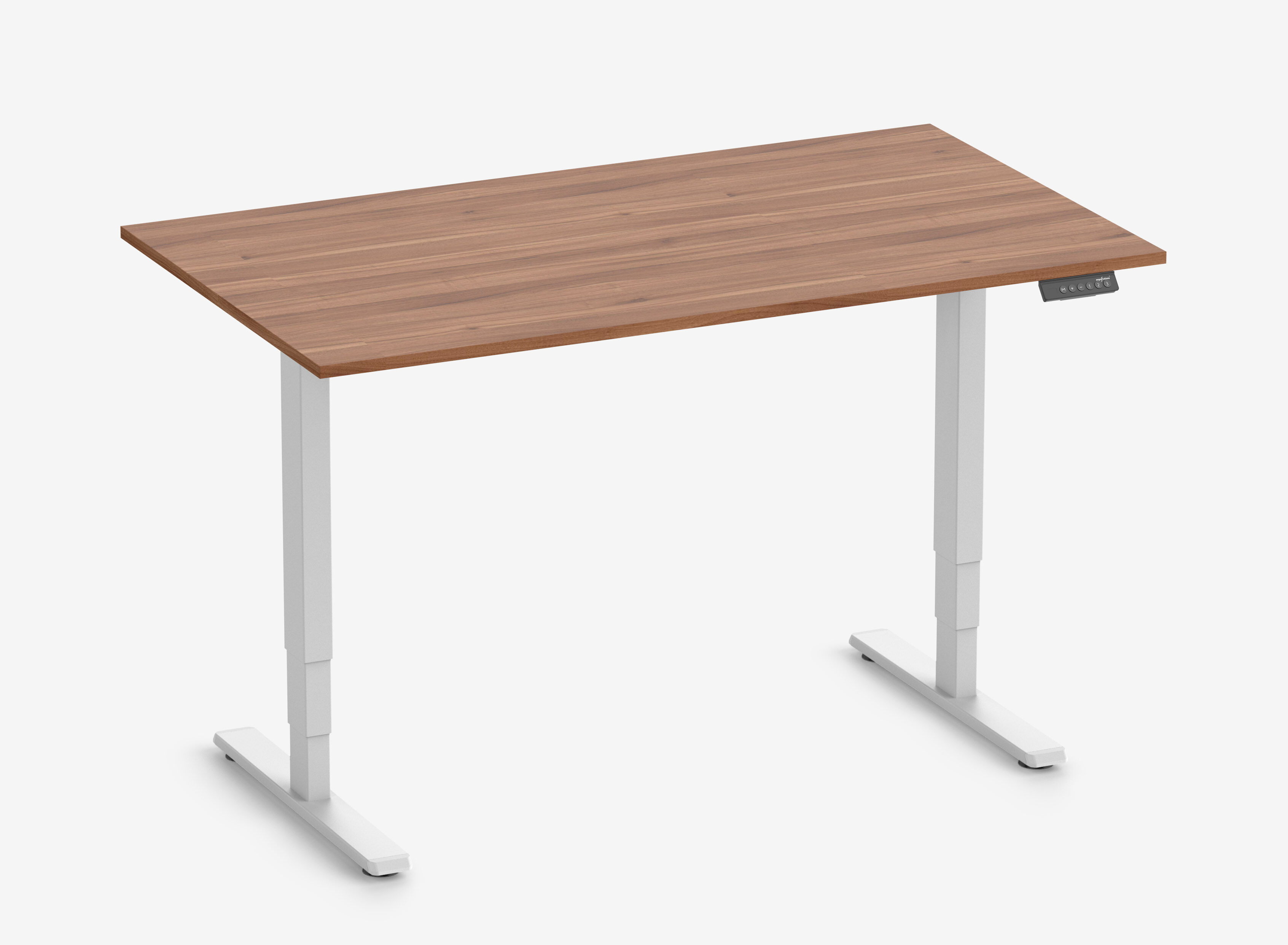 Telaio FOKUS Bianco, Piano 1400 x 800 x 19 mm Noce