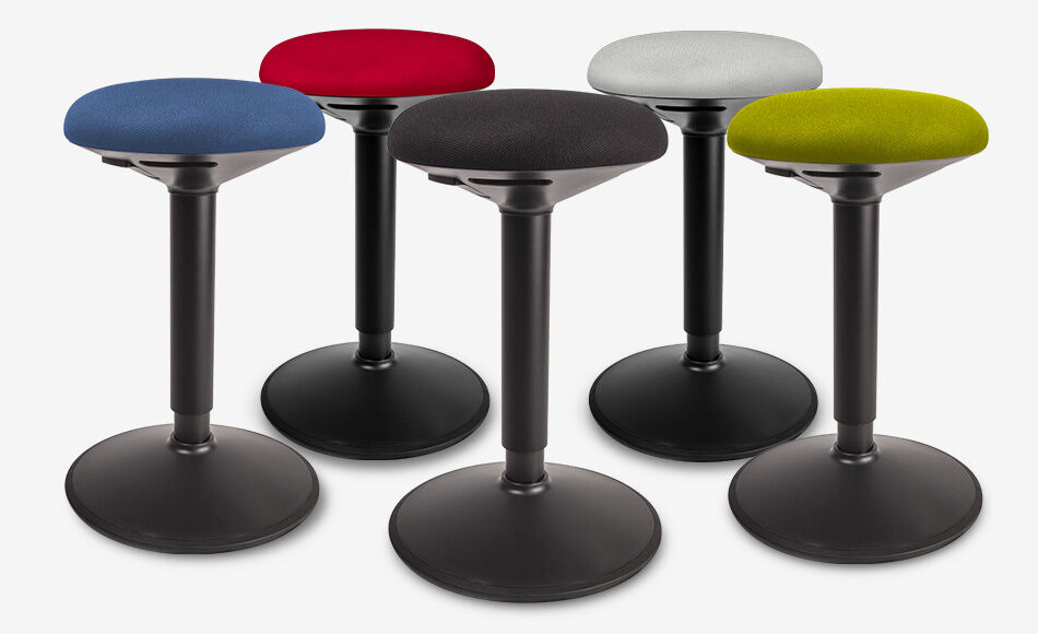 Sgabello oscillante Wobble verde