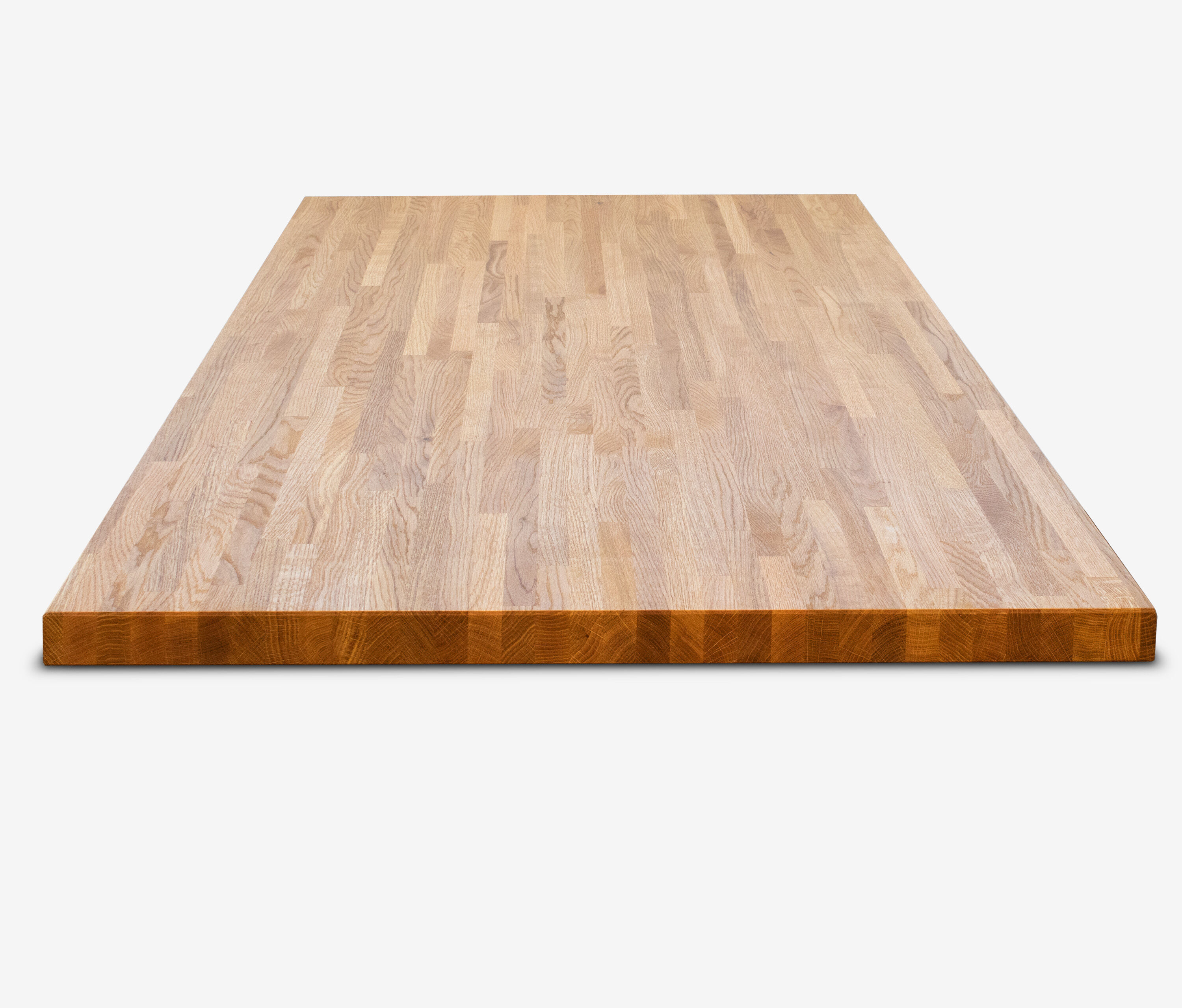 Piano in rovere massello a lamelle corte, 1400 x 800 x 40 mm